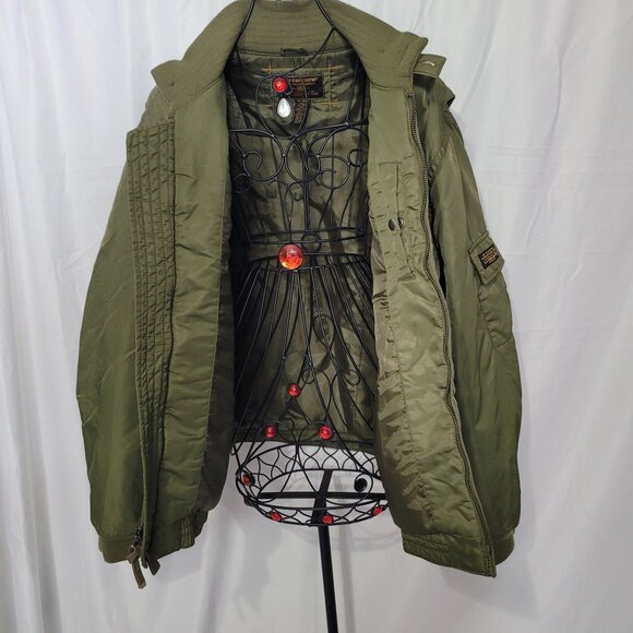 VTG Ralph Lauren Polo Jeans Co. Military Surplus Olive Bomber Jacket Size XXL - Picture 4 of 11